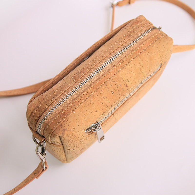 Carleigh Bag - Natural Cork Handbag