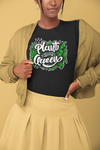 Tropical Plant Based Queen T-Shirt - Spark Vegan